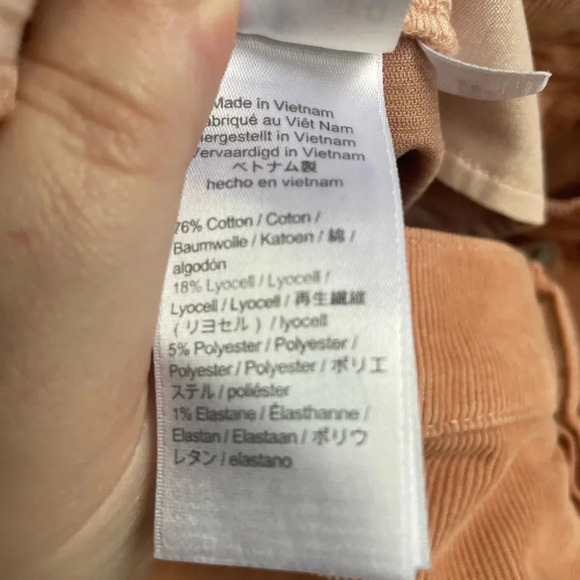 J. Crew Pants Womens Pink Corduroy Vintage Straight Slim Casual Cord Classic 035 - Picture 10 of 10